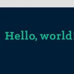 Hello World - Hola Mundo